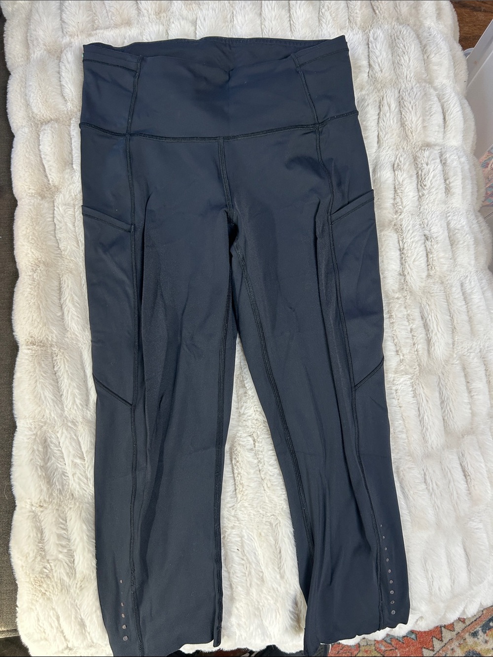 lululemon athletica Black High-Rise Leggings with Side Pockets
